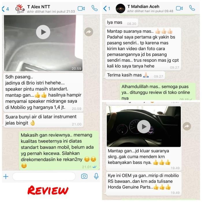 "New" Tweeter Speaker Audio Mobil Honda Brio Mobilio Brv