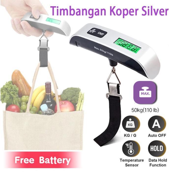 Timbangan Koper Electronic / Timbangan Koper Gantung Digital Elektrik 50Kg / Timbangan Koper Digital