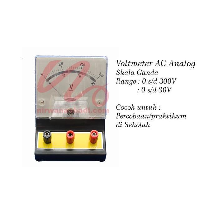 Voltmeter Ac Analog, Alat Peraga Pendidikan