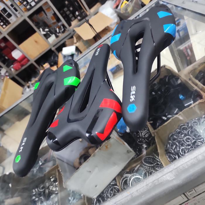 Sadel Gel Tipis Bolong Slk Roadbike Mtb Fixie Bmx