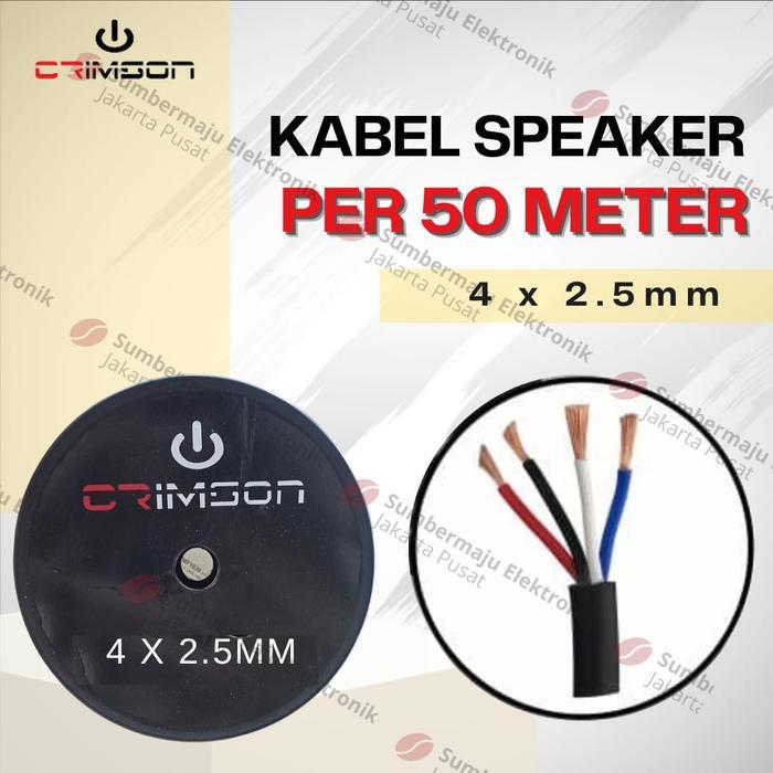 Kabel Speaker Crimson 4 x 2.5 mm original Crimson 4x2.5 mm 50 meter