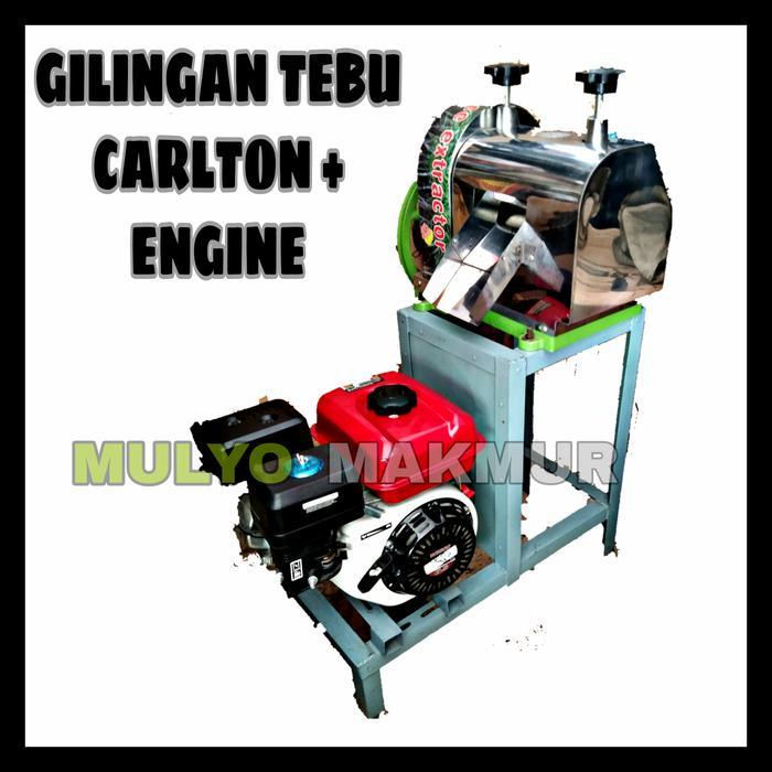 MESIN GILINGAN TEBU CARLTON SY250 LENGKAP MESIN GX160 DAN RANGKA