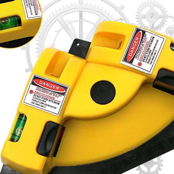 Laser Line Lv01 Laser Level Alat Ukur Siku Kelurusan Lantai Permukaan