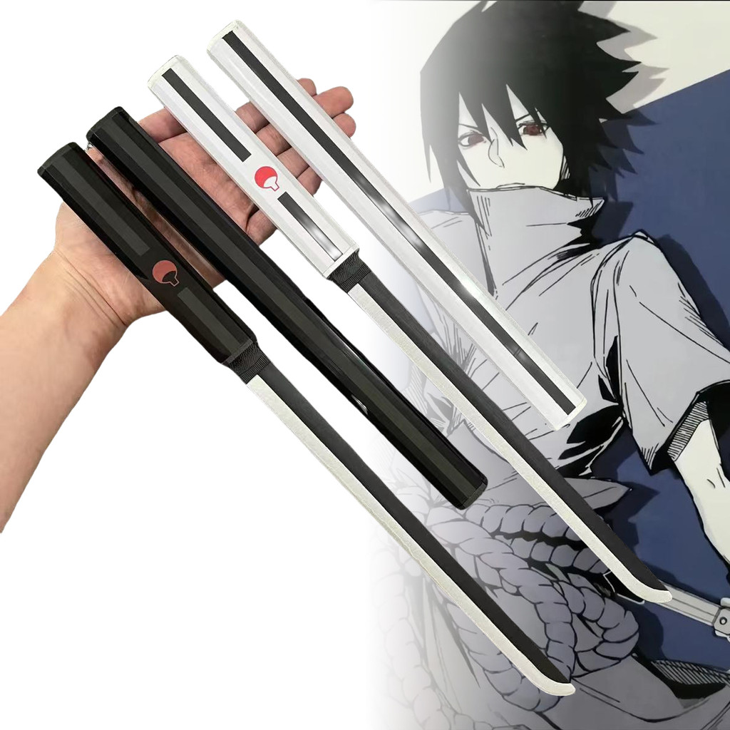 PROMO   18inch Uchiha Sasuke Katana Kusanagi Sword Anime Cosplay Prop Ninja Knife Blade Real Size Ja