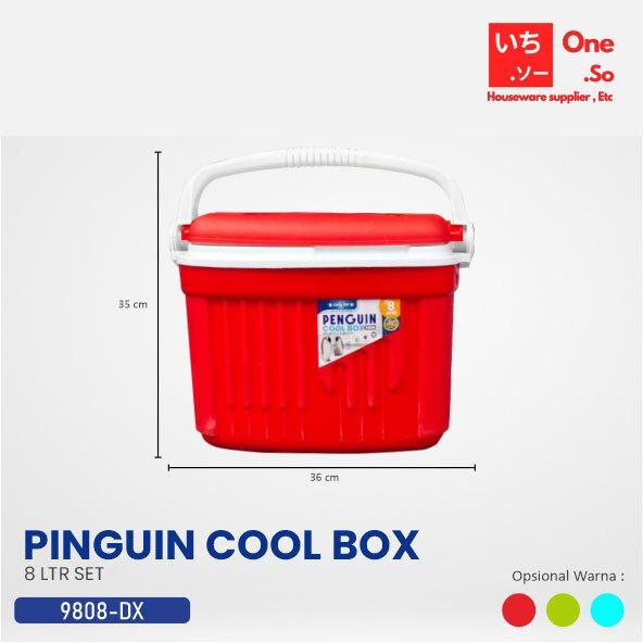 PENGUIN COOL BOX 8 LT DELUXE / COOL BOX / BOX ES / TEMPAT MINUMAN / PENGUIN COOL BOX - oneso.id