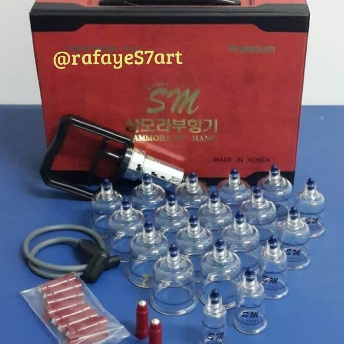 Ready Kop Bekam Samora Premium isi 19 Cup Alat Bekam Samora