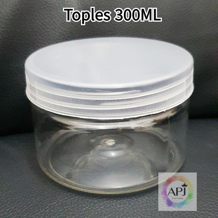 Toples Plastik Tabung Silinder 300ml / Toples plastik 300ml Toples Kue