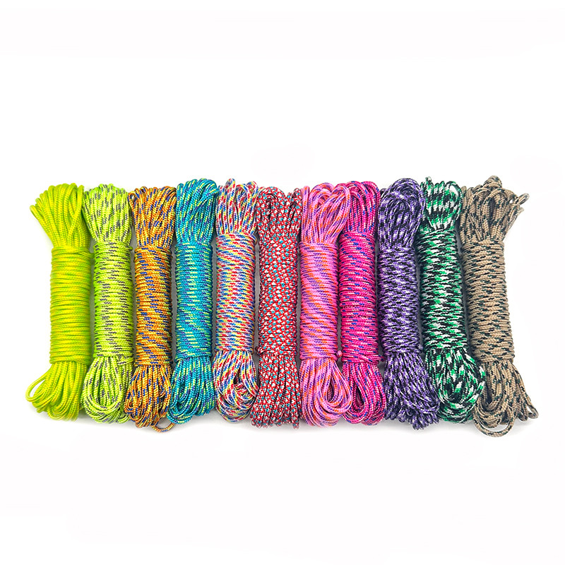 Paracord 2Mm One Stand Paracord Rope Cuerda Escalada Paracorde Bracelets Paracord Cord For Jewelry