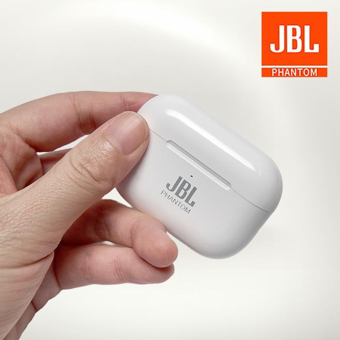 Jbl Phantom Bluetooth Earbud Nirkabel Sejati, Suara Kuat Yang Dapat Disesuaikan, Pengisian Daya