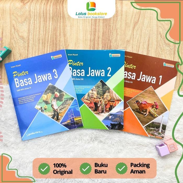 Pintar Bahasa Jawa Timur SMP Kelas 7 8 9 - Penerbit Yudhistira - Kurikulum Merdeka - Buku Original
