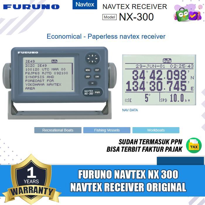 Furuno Navtex Nx 300 NX300 NX-300 Furuno Navtex Receiver NX 300 Original Garansi Resmi