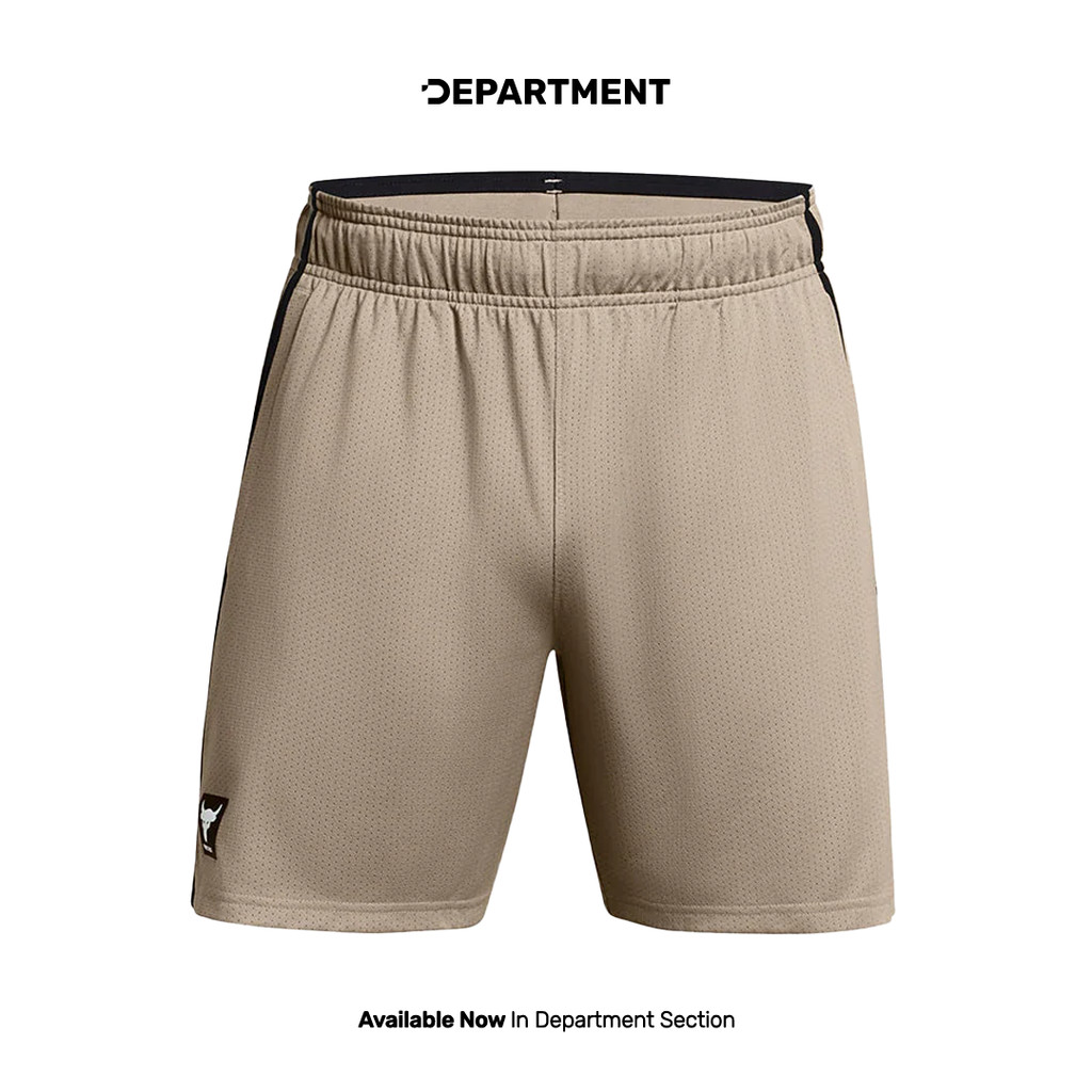 UNDER ARMOUR Celana Training Pria PROJECT ROCK PAYOFF MESH 1383192203 ORI