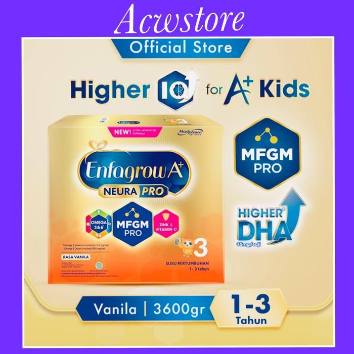 Susu Enfagrow A+ 3 3600 gram 3600gr 3600 gr rasa vanilla vanila