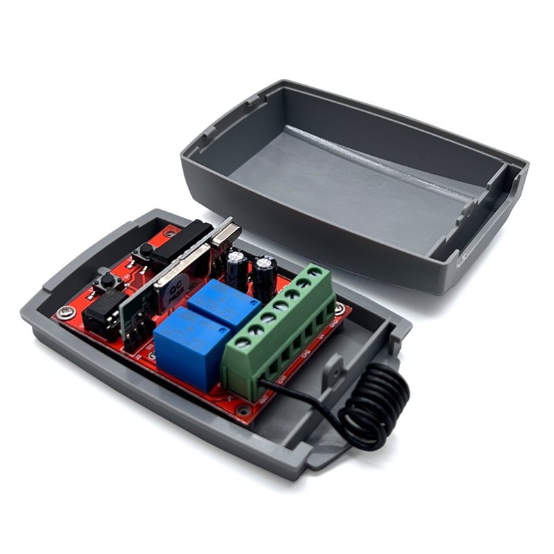 PUBLICITYGarage Door Remote Control Receiver 2 Channel 433/433.92Mhz Universal Switch Module Fixed