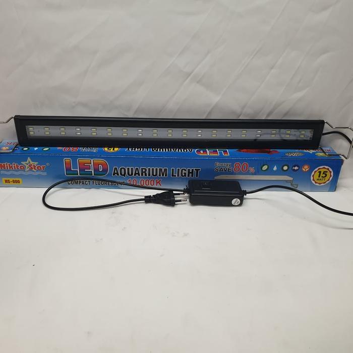 BISA SPK lampu aquarium terbaik/kualitas bagus NIKITA STAR LED NS600(50-60cm)