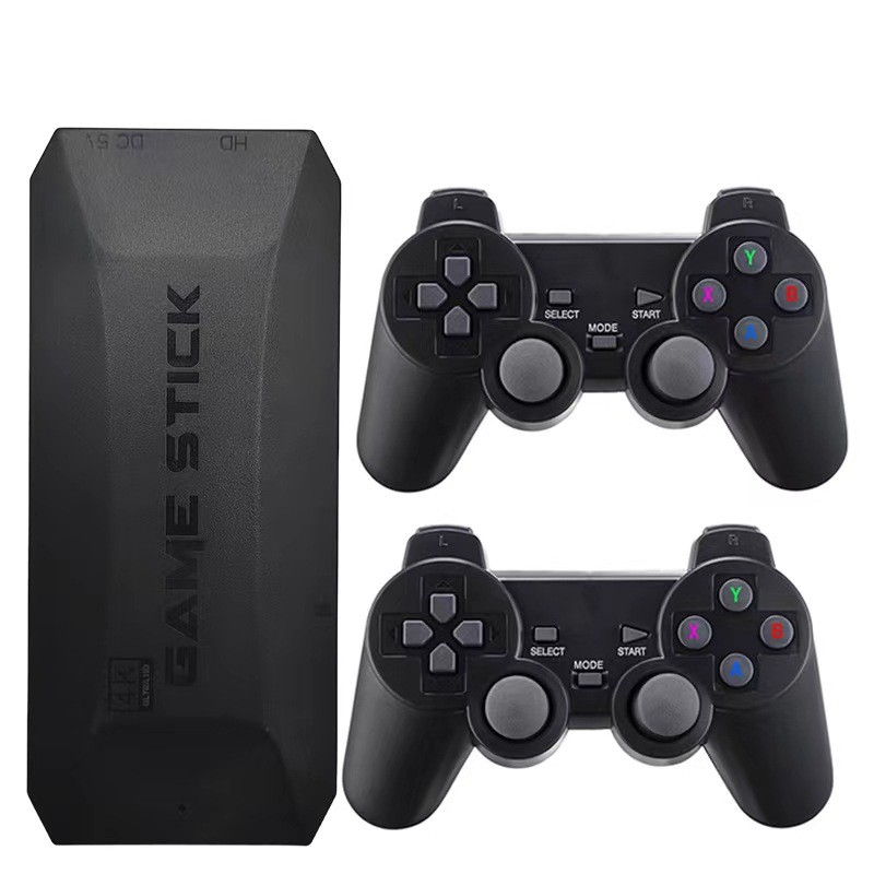 M16 Game Console Wireless TV Gaming Box With Double Controller Handle 3D 4K High-definition 64G/128G