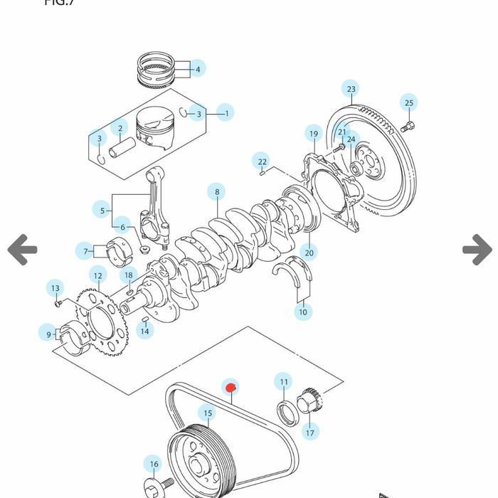 New Fan Belt Dinamo Amper Aerio - Baleno 2002-2006 Asli Code Gti70