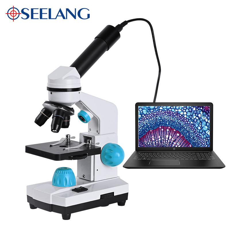 Zoom 2000x Biological HD Microscope +13PCS Accessories+ electronic eyepiece monocular Student  labor