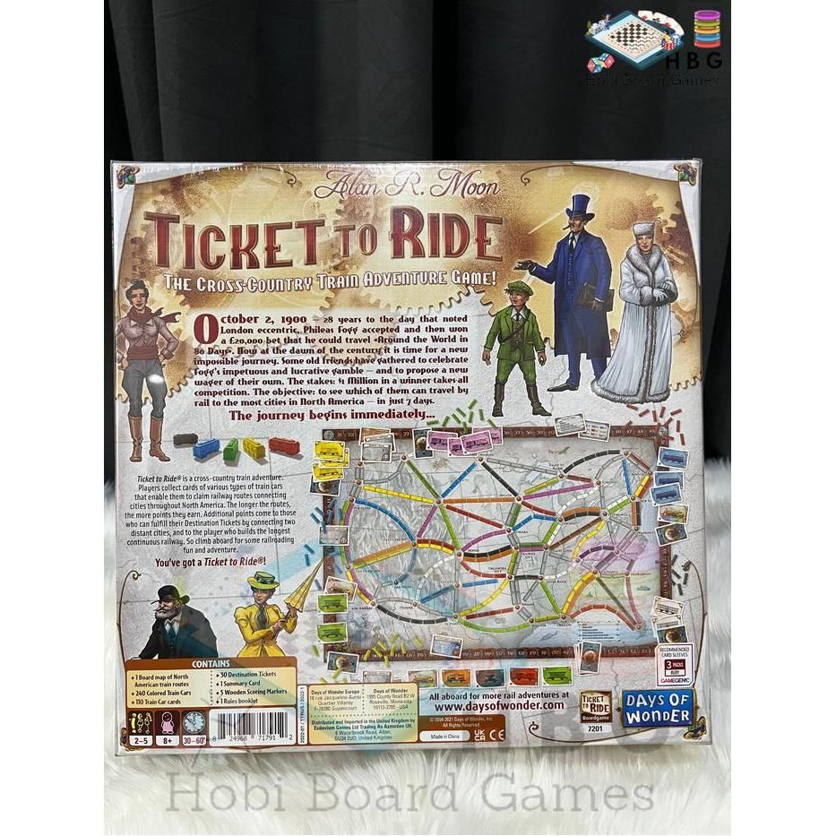 Ticket To Ride USA (Original) Board Game