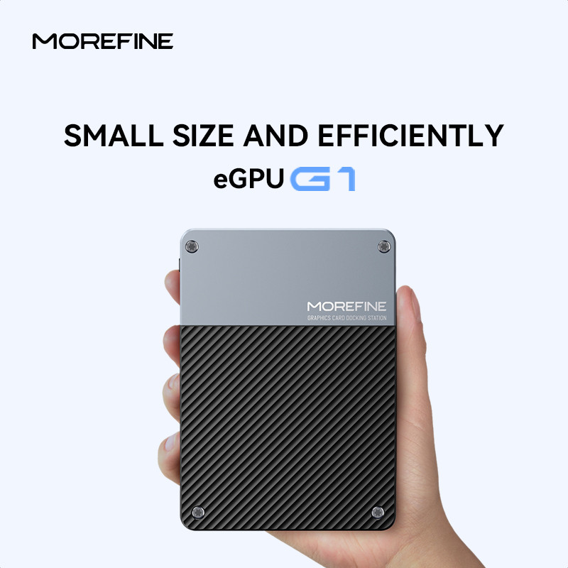 MOREFINE 2025 NEW Mini Pc GPU G1 AI RTX 4090M/4080M/4060 Super Graphics Card 16GB GDDR6 Thunderbolt3