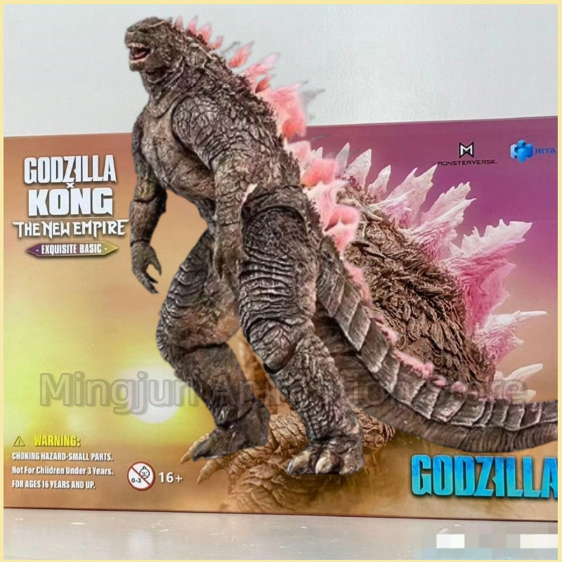 In Stock 18CM HIYA Action Figure Exquisite Basic Series Kong The New Empire Godzilla Evolved Ver