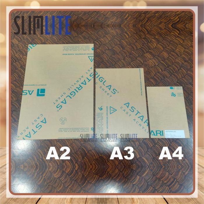 Lembaran Acrylic / Akrilik Custom - 2Mm - Clear / Susu