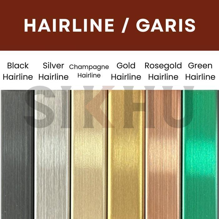 Top Stainless Lis Interior Lis U ROSEGOLD 20 x 10 x 20mm VCUT