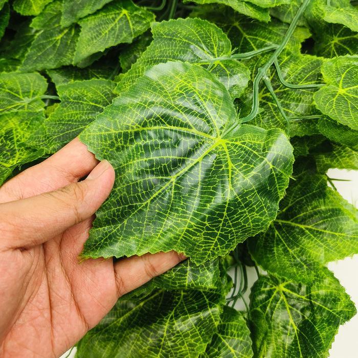 "New" COD DAUN ANGGUR DEKORASI GRIFFIN CABANG 3 LUSINAN - DAUN DEKORASI WEDDING