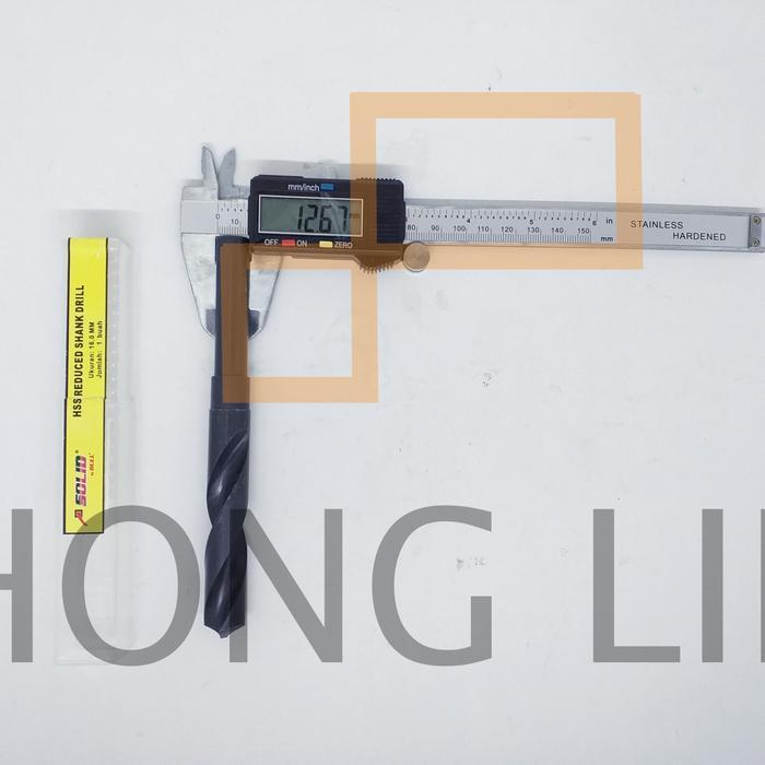 Solid Mata Bor Tangan Besi AS Kurus 16mm