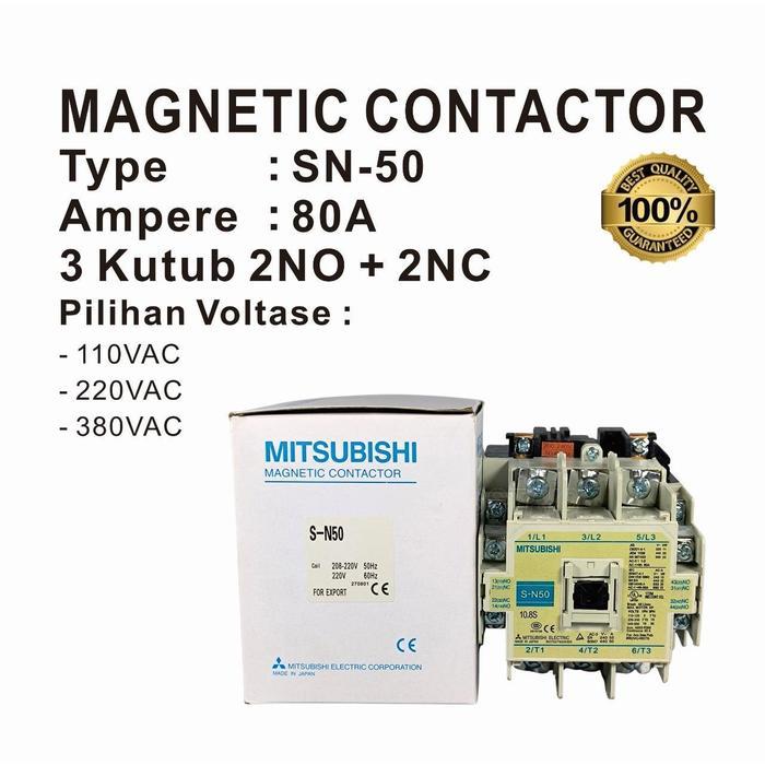 Magnetic Contactor Mitsubishi Sn-50