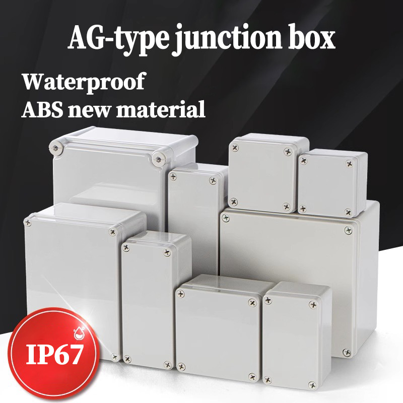 AG Series Plastic ABS Junction Box Screw Cable Custom Waterproof Junction Box IP67 Outdoor