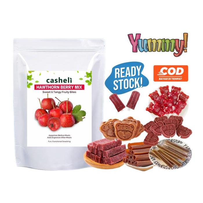 Casheli Mix Hawthorn Berry Snacks Delight 7 Mix Fruit 250 Gram Manis Segar dan Lezat Cocok untuk