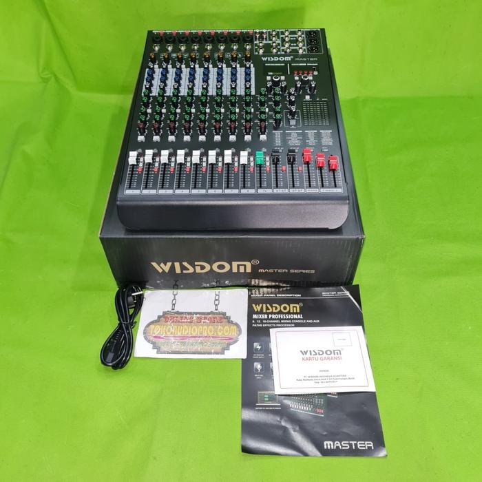Mixer Wisdom Master 8-Channel Mixer Audio Dengan Bluetooth Dan Efek Co