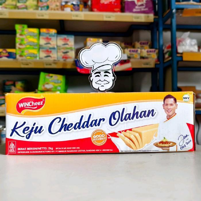 Keju Wincheez 2Kg / Keju Cheddar Wincheez 2Kg / Keju Parut Wincheez Terbaru