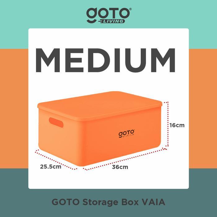 "New" Goto Vaia Storage Organizer Box Container Keranjang Penyimpanan