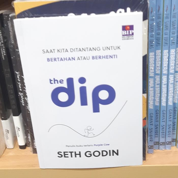 Ready Buku The Dip Seth Godin Penulis This Is Marketing & Purple Cow