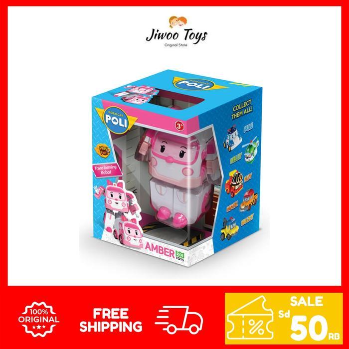 Silverlit Robocar Poli Transforming Robot Amber MRT-0651