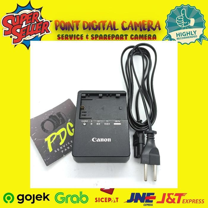 Battery charger kamera canon lc-e6e bekas ORIGINAL