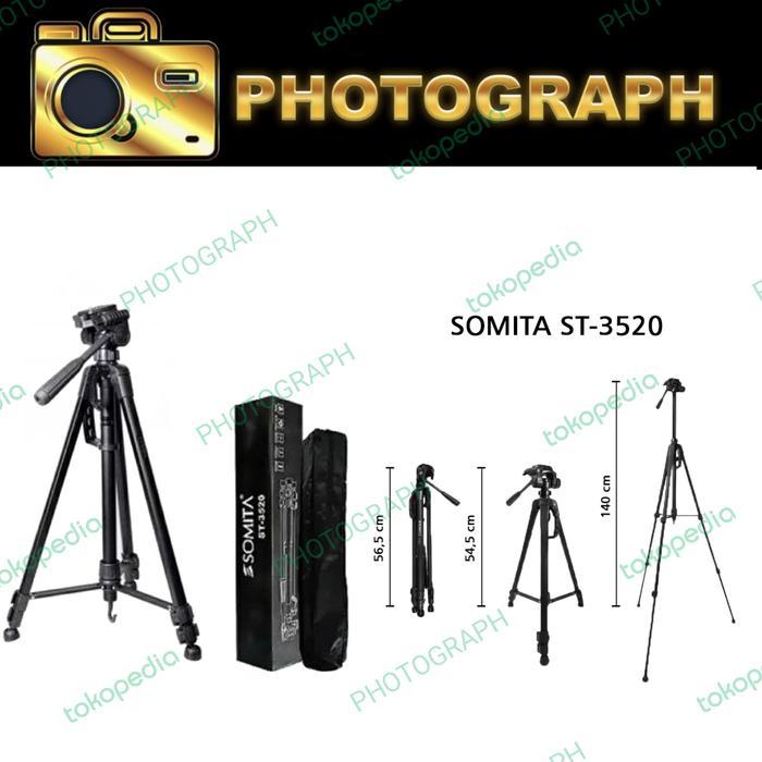 TRIPOD SOMITA ST-3520 / TRIPOD EXCELL PROMOSS GANTI SOMITA ST 3520