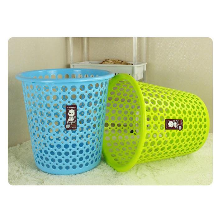 ORIGINAL Keranjang Baju Kotor/Rak Baju Kotor/Laundry Basket Motif Bulat READY STOCK