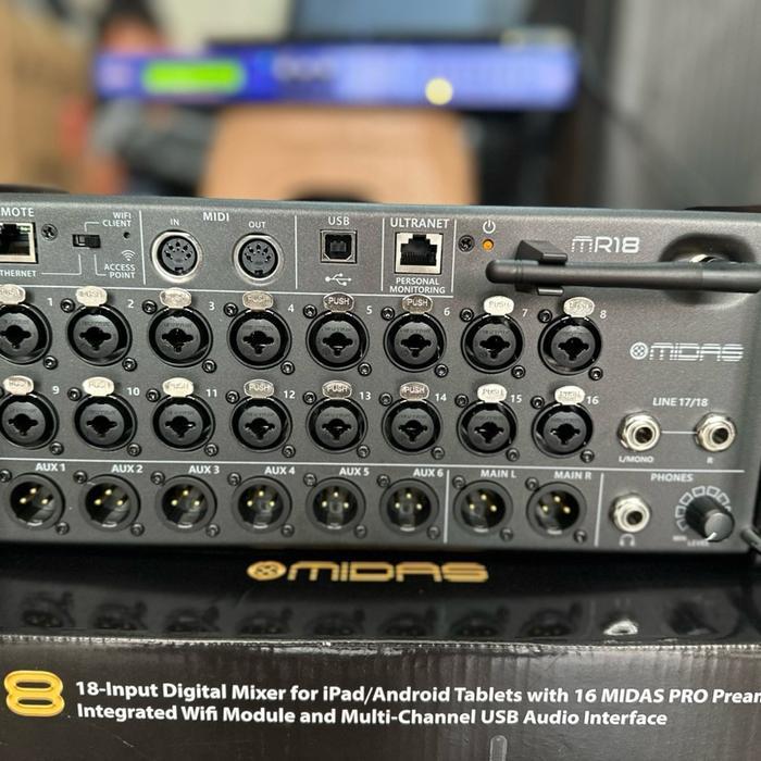 Mixer Midas Mr18 digital mixer audio