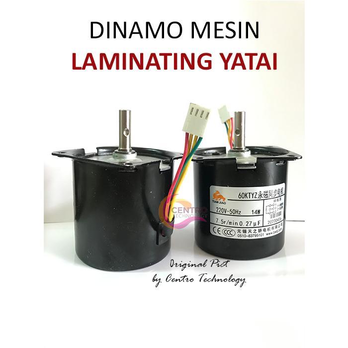 Dinamo Mesin Laminating A3 (Yt-320) Dinamo Motor Mesin Laminating A3