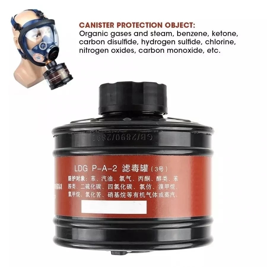 New ABS gas mask filter 40mm gas mask canister practical replacement parts gas mask 3#4#7#filter can