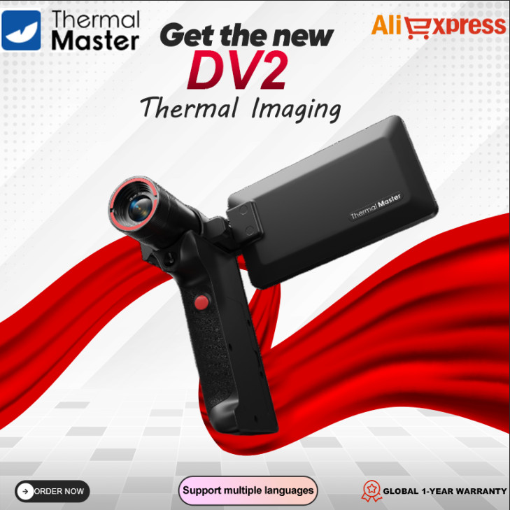BEST SELLER Thermal Master DV2 Thermal DV 256*192 Outdoor Professional Thermal imager Handheld therm