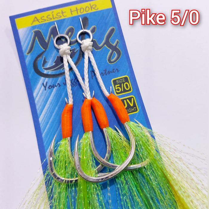 Best Seller Assist Hook / Kail Pancing Slow Jigging Model Pike 5/0 Berkualitas 100% original