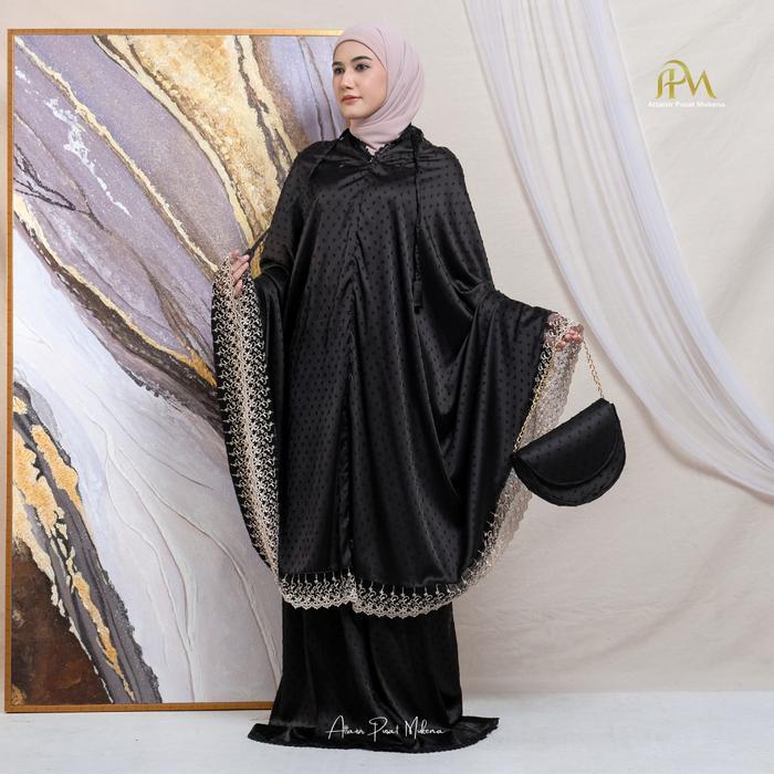APM MUKENA DEWASA URAGIRI SILK 2IN1 MEWAH ALIFA SERIES APM MUKENA