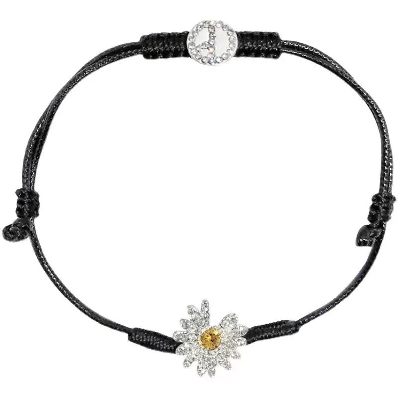880818 GD Same Style Bracelet Kpop Hot Idol G-DRAGON PMO Original Daisy Bracelet Fully Diamond Daisy