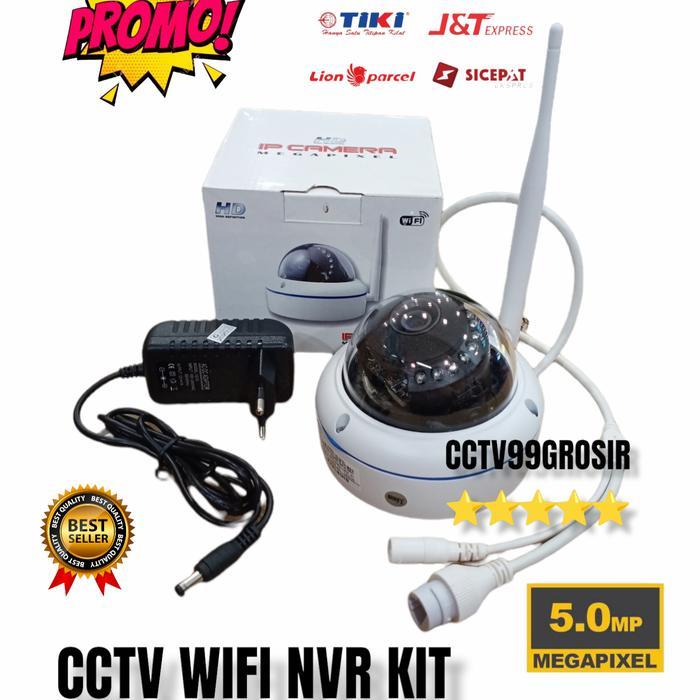 Ip Kamera Cctv Indoor Nvr Kit 5Mp