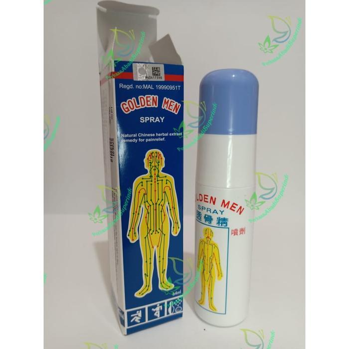 Golden Men Spray 64 Ml Utk Gejala Rematik , Nyeri Otot & Sendi ,