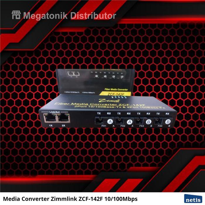 Media Converter Zimmlink Zcf-142F 10/100Mbps